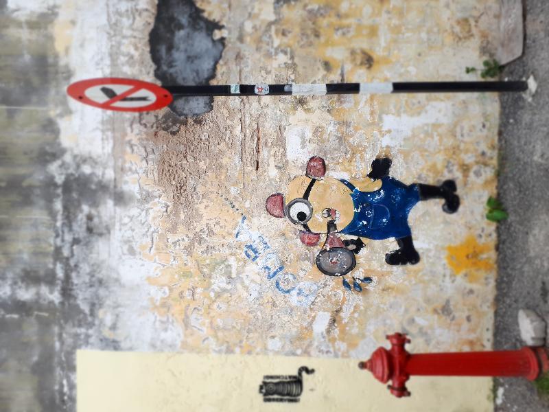 فندق إيفرغرين لوريل بينانغ جورج تاون المظهر الخارجي الصورة A piece of street art in Athens, Greece